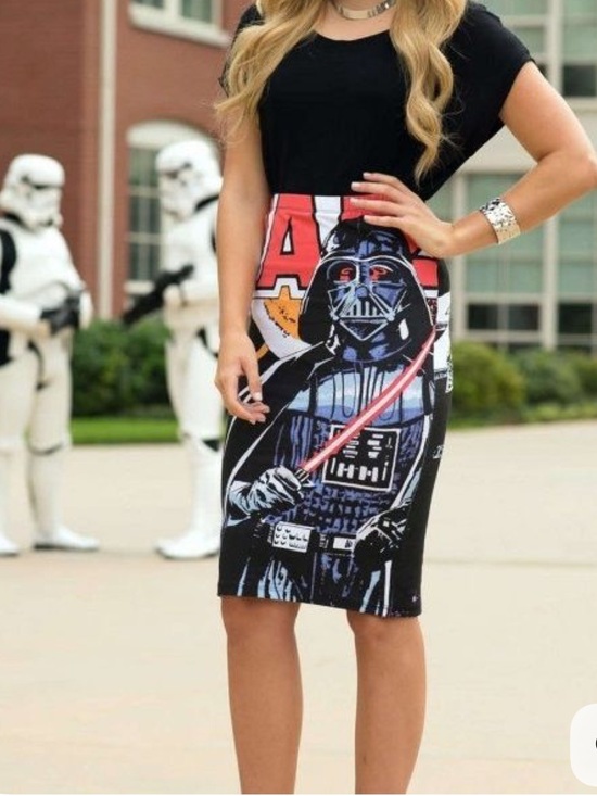 Star Wars Dresses & Skirts - Star Wars Darth Vader Comic Book Style Pencil Skirt - Large